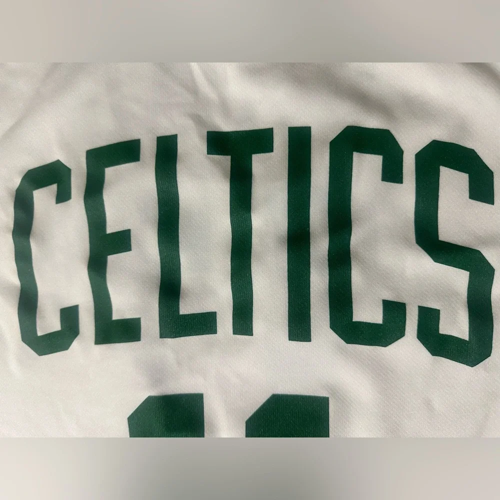 Adidas Men Boston Celtics Kyrie Irving Away Jersey Sz Large